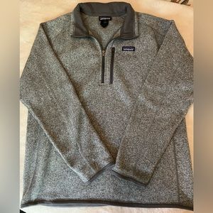 Patagonia better sweater half zip, size L